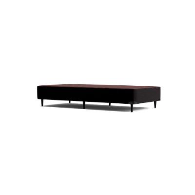 Base Sommier Camurça Preto Solteiro (88x188x23) - Ortobom