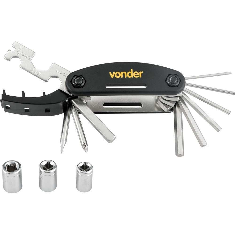 Jogo De Ferramentas Para Bicicleta Com 7 Peças Vonder - 2
