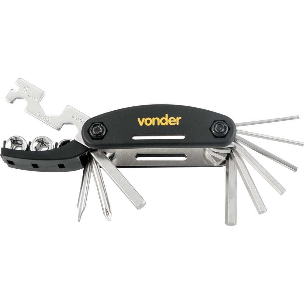 Jogo De Ferramentas Para Bicicleta Com 7 Peças Vonder - 3