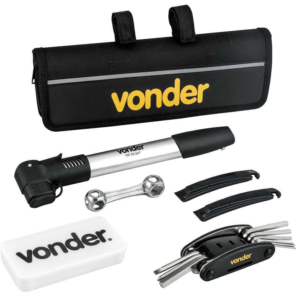 Jogo De Ferramentas Para Bicicleta Com 7 Peças Vonder - 7