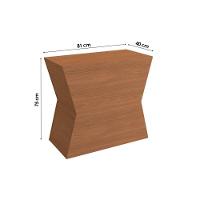 Base Mesa De Jantar Tília Ba19 Madeirado S/ Tampo Canela - Kappesberg - 3