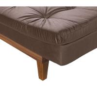 Sofá Cama Versátil Pés De Madeira Marrom 379 - 8