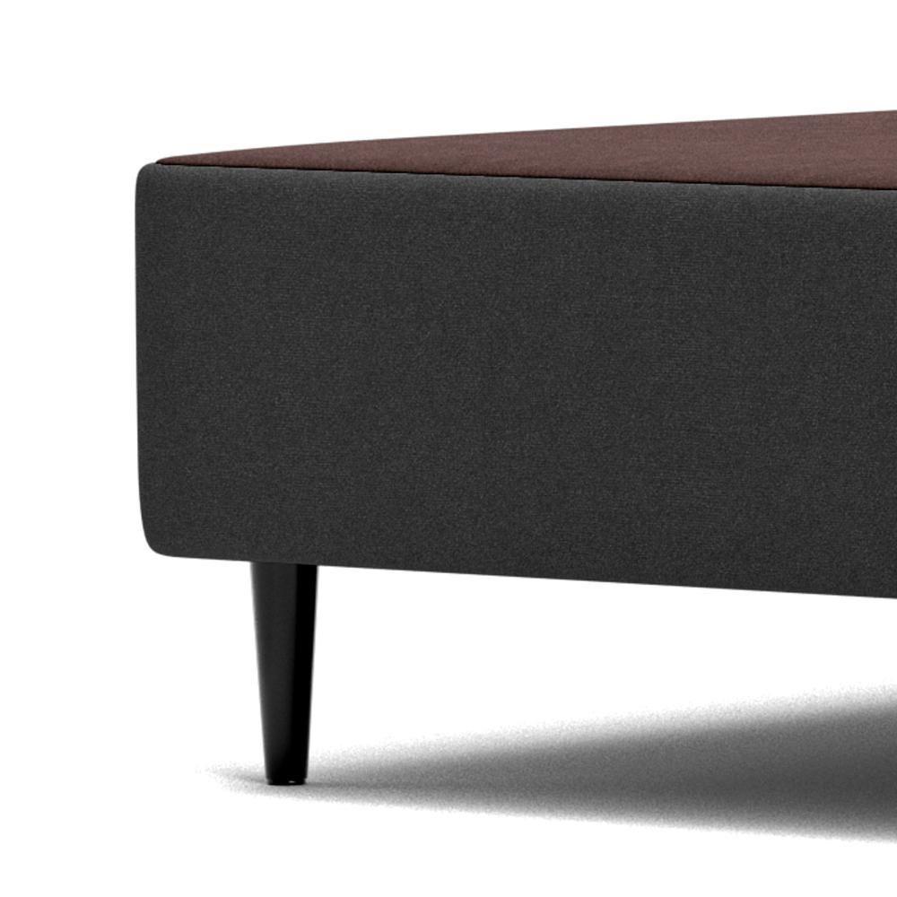 Base Sommier Camurça Cinza Casal (138x188x30) - Ortobom - 4