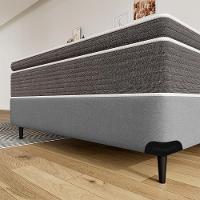 Base Sommier Camurça Cinza Casal (138x188x30) - Ortobom - 2