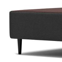 Base Sommier Camurça Cinza Casal (138x188x30) - Ortobom