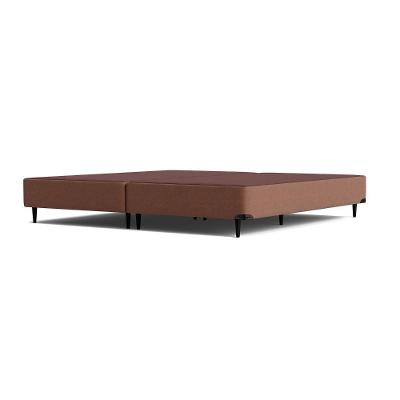 Base Sommier Camurça Bege Queen (158x198x23) - Ortobom