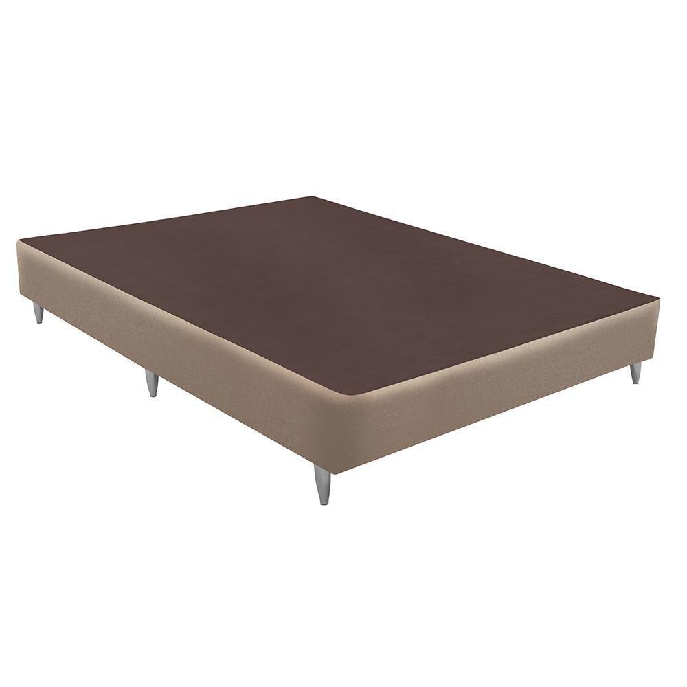 Base Sommier Linho Bege Casal (138x188x23) - Ortobom - 1