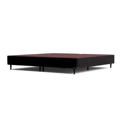 Base Sommier Camurça Preto Super King (193x203x23) - Ortobom