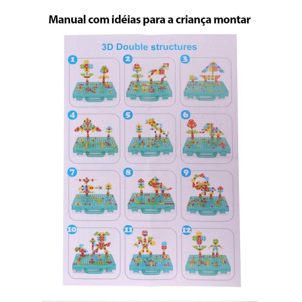 Kit Ferramentas Infantil à Pilha Maleta Creative - Tudo Em Caixa - 3