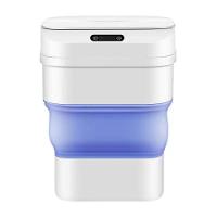 Cesto De Lixo Retrátil Smart Azul – Lixeira Automática Com Sensor Inteligente à Prova D’água 8l - 1