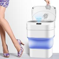 Cesto De Lixo Retrátil Smart Azul – Lixeira Automática Com Sensor Inteligente à Prova D’água 8l