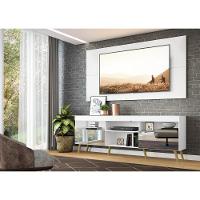 Rack com Painel TV até 65" Espelho e Pés Retrô Multimóveis - 6