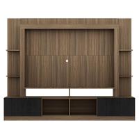 Rack Estante com Painel Tv 65 e 2 Portas Oslo Madeirado - 1