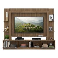 Rack Estante com Painel Tv 65 e 2 Portas Oslo Madeirado - 3