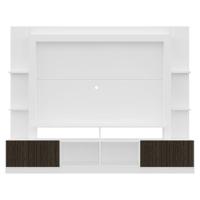 Rack Estante com Painel Tv 65 e 2 Portas Oslo Branco - 1
