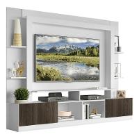 Rack Estante com Painel Tv 65 e 2 Portas Oslo Branco - 5