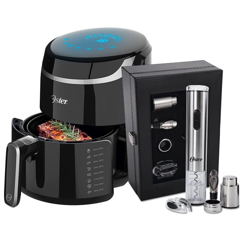 Kit Fritadeira Black Digital Fryer e Kit Vinho Oster - 220V - 1