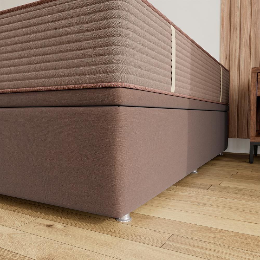 Base Baú Physical Camurça Bege Queen (158x198x39) - Ortobom - 3