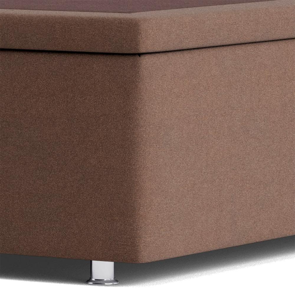 Base Baú Physical Camurça Bege Queen (158x198x39) - Ortobom - 6