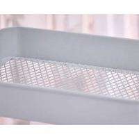 Carrinho Multiuso Organizador 3 Prateleiras – Aço Profissional Com Rodinhas Que Giram 360° Branco - 3