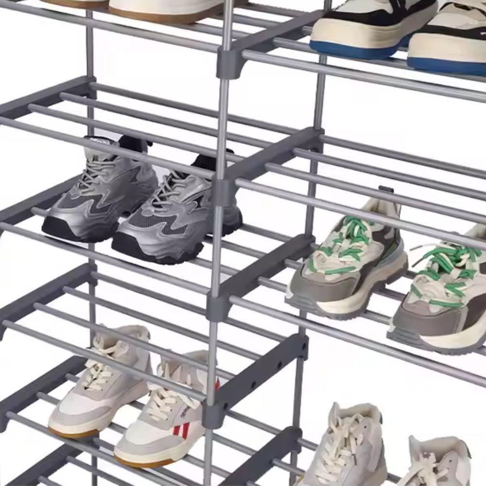 Sapateira Grande Com 12 Prateleiras – Organizador Multiuso Para Até 30 Pares De Calçados - Branco - 4