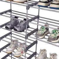 Sapateira Grande Com 12 Prateleiras – Organizador Multiuso Para Até 30 Pares De Calçados - Branco