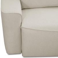 Sofá 3 Lugares Retrátil Reclinável Para Sala De Estar 210cm Odilon F04 Linho Creme - Lyam Decor