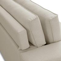 Sofá 3 Lugares Retrátil Reclinável Para Sala De Estar 250cm Odilon F04 Linho Creme - Lyam Decor - 8