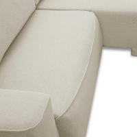 Sofá 3 Lugares Retrátil Reclinável Para Sala De Estar 230cm Odilon F04 Linho Creme - Lyam Decor - 9