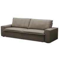 Sofá Retrátil Reclinável Para Sala 3 Lugares 250cm Varsov F04 Veludo Marrom Claro - Lyam Decor - 7