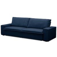 Sofá Retrátil Reclinável Para Sala 3 Lugares 210cm Varsov F04 Veludo Azul - Lyam Decor - 7
