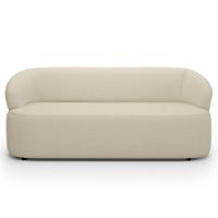 Sofá 3 Lugares Orgânico Sala De Estar Living 170cm Carmen F04 Linho Creme - Lyam Decor - 3