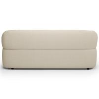 Sofá 3 Lugares Orgânico Sala De Estar Living 170cm Carmen F04 Linho Creme - Lyam Decor - 7