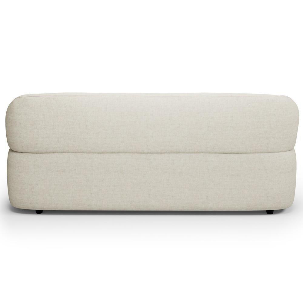 Sofá 3 Lugares Orgânico Sala De Estar Living 170cm Carmen F04 Linho Mescla - Lyam Decor - 2