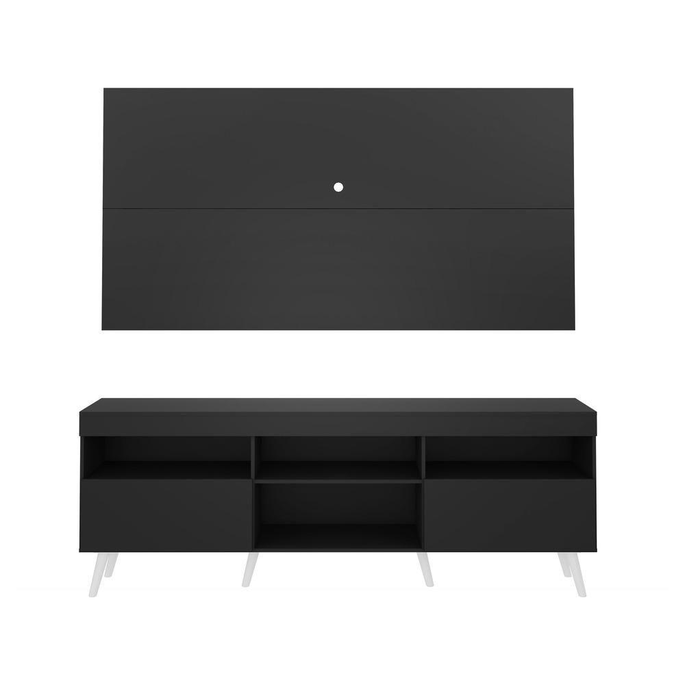 Rack com Painel TV até 65" e Pés Retrô Flórida Multimóveis - 3