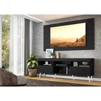 Rack com Painel TV até 65" e Pés Retrô Flórida Multimóveis