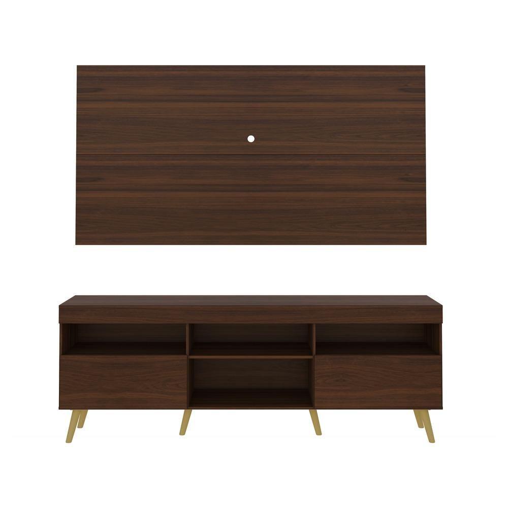 Rack com Painel TV até 65" e Pés Retrô Flórida Multimóveis - 3