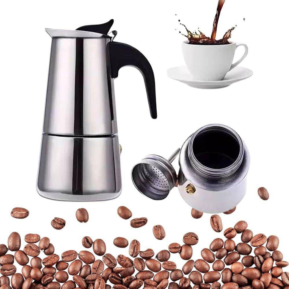 Cafeteira Italiana Moka 300ml Aço Inox Premium 06 Xícaras - 2