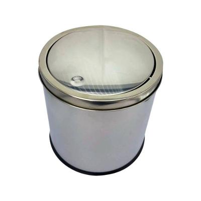 Lixeira Abertura Basculante Multiuso De Aço Inox 05 Litros