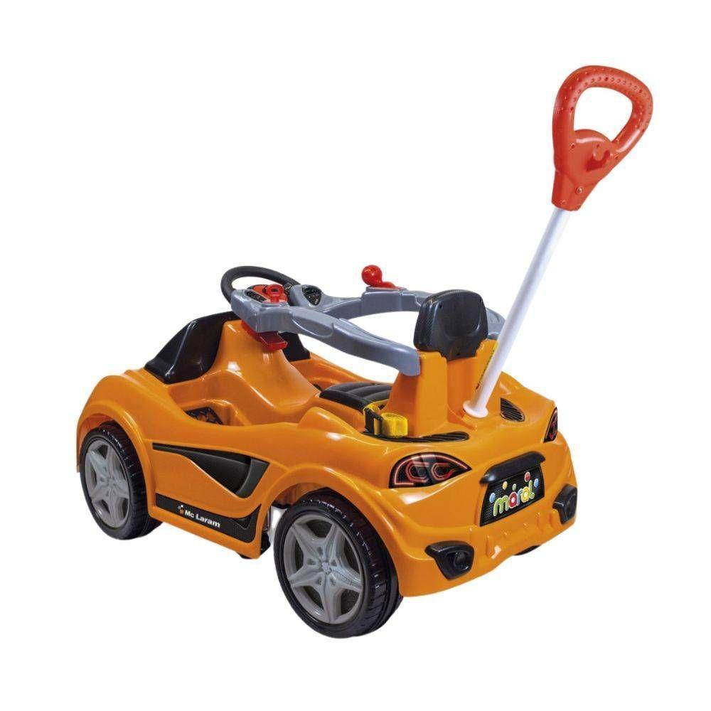 Carrinho De Passeio Infantil Mc Laram Laranja Alça Segurança - 3