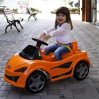 Carrinho De Passeio Infantil Mc Laram Laranja Alça Segurança - 2