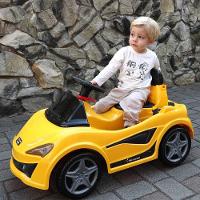 Carrinho De Passeio Infantil Mc Laram Amarelo Alça Segurança