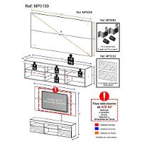 Rack com Painel TV até 65" e Espelho Flórida Multimóveis - 5