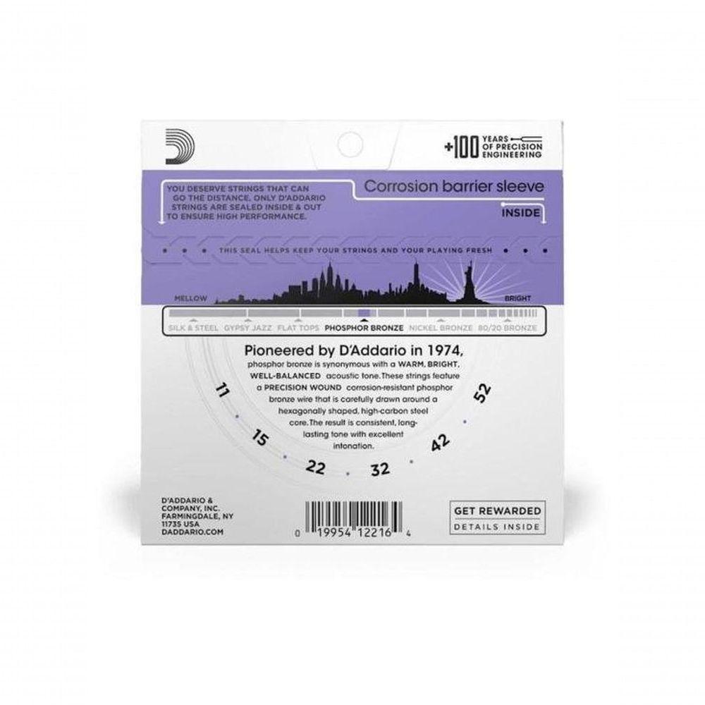 Encordoamento Violão Aço .011-.052 Phosphor Bronze Ej26 D - 3