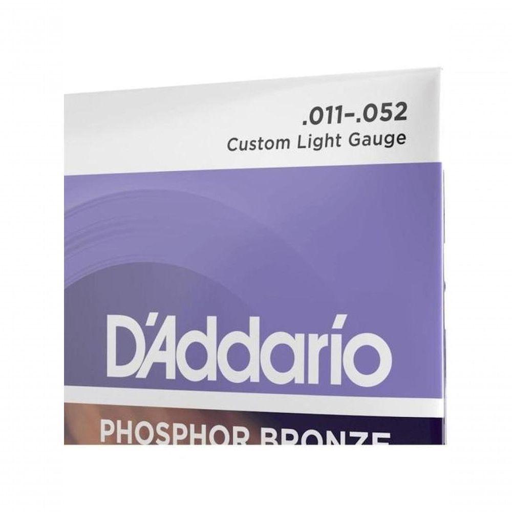 Encordoamento Violão Aço .011-.052 Phosphor Bronze Ej26 D - 4
