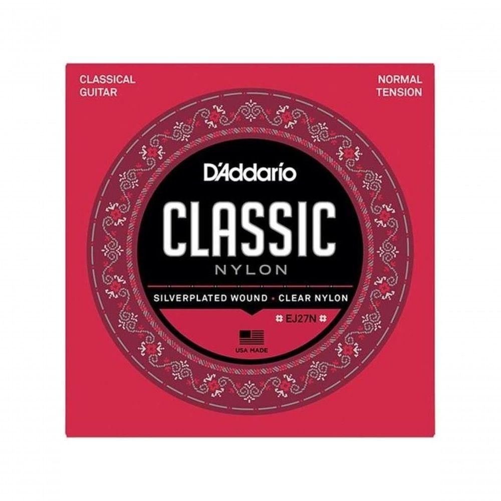 Encordoamento Violão Nylon Tensão Media Student Ej27n D Addario - 1