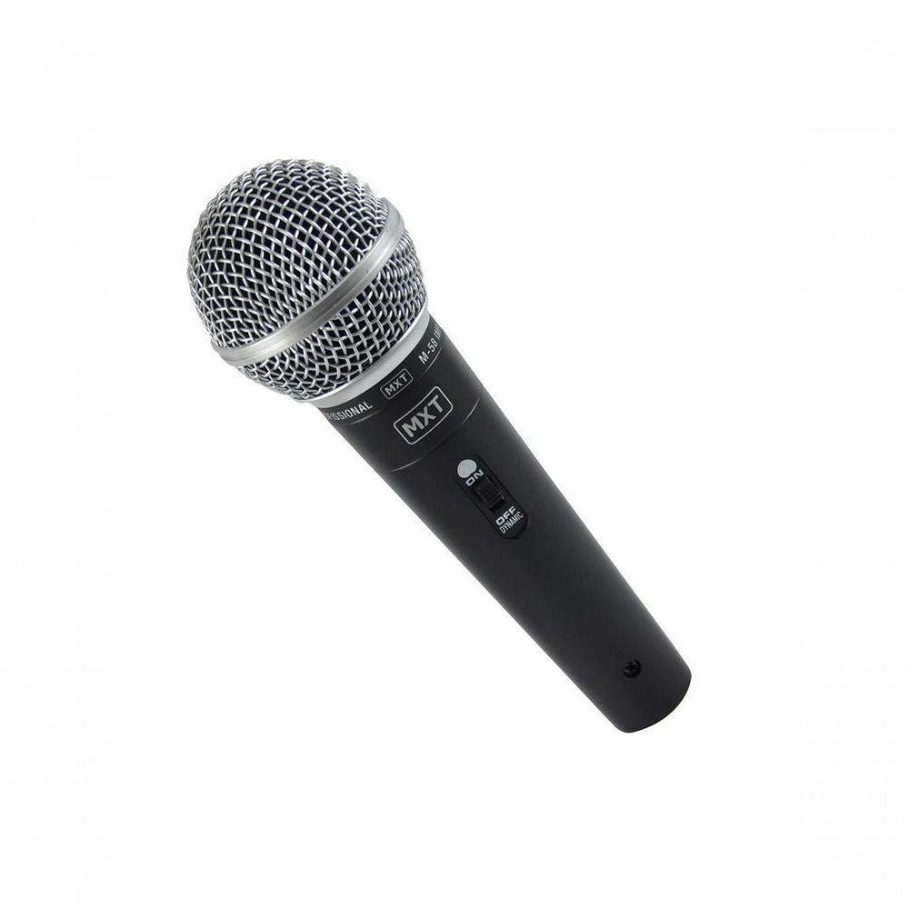 Microfone Dinamico Com Fio M-58 Profissional - Cabo 3... - 1