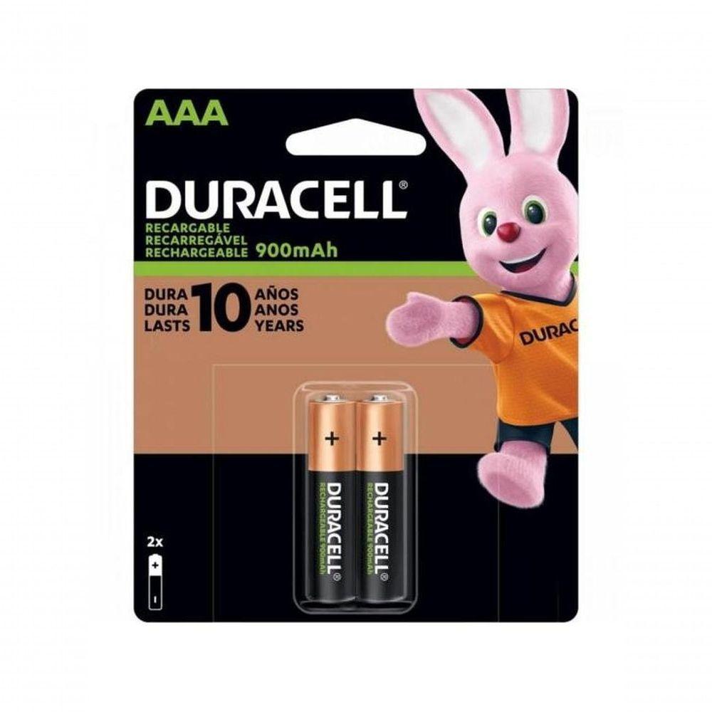Pilha Recarregável Aaa 900mah (c-2 Pilhas) Duracell - 1