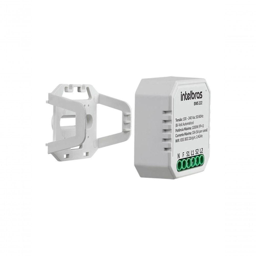 Interruptor Control Wi-fi Intelbras 2-2 Ews222 4850006 - 1