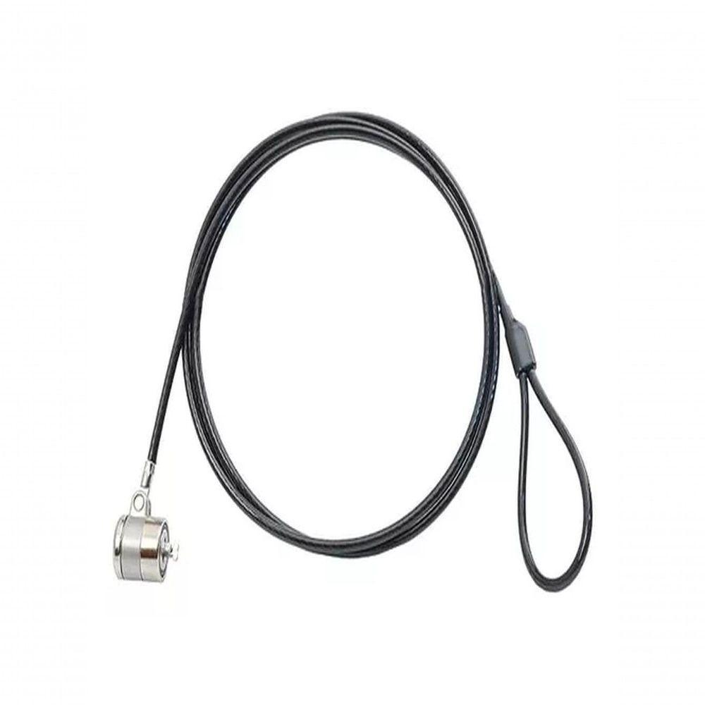 Trava Para Notebook C3tech Cs-30 Com Chave 1,8 Metros Preto - 4